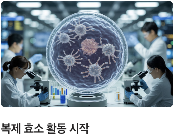 이미 들어온 바이러스의 증식을 억제하다