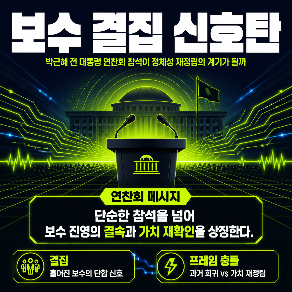 보수 결집 신호탄
