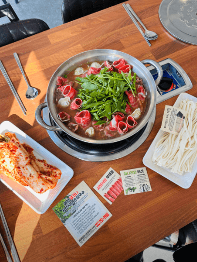 운서역 맛집 "예향얼크니샤브샤브손칼국수 운서점" 음식사진