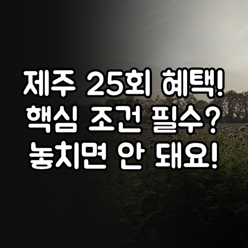 2025 제주 난임 시술비 25회 지..