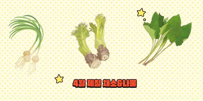 4월 제철 채소&amp;나물