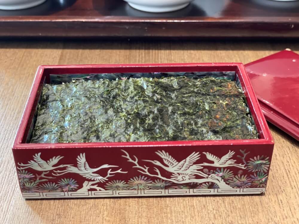 동탄-한국인의-밥상-구운-마른김-모습