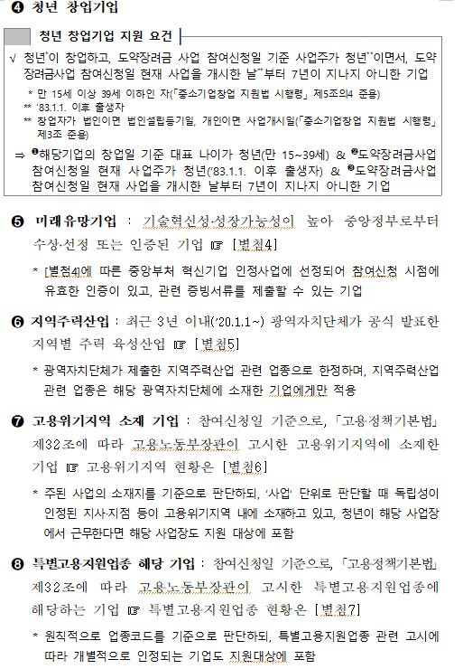 2023 청년일자리도약장려금 조건 대상자 신청방법