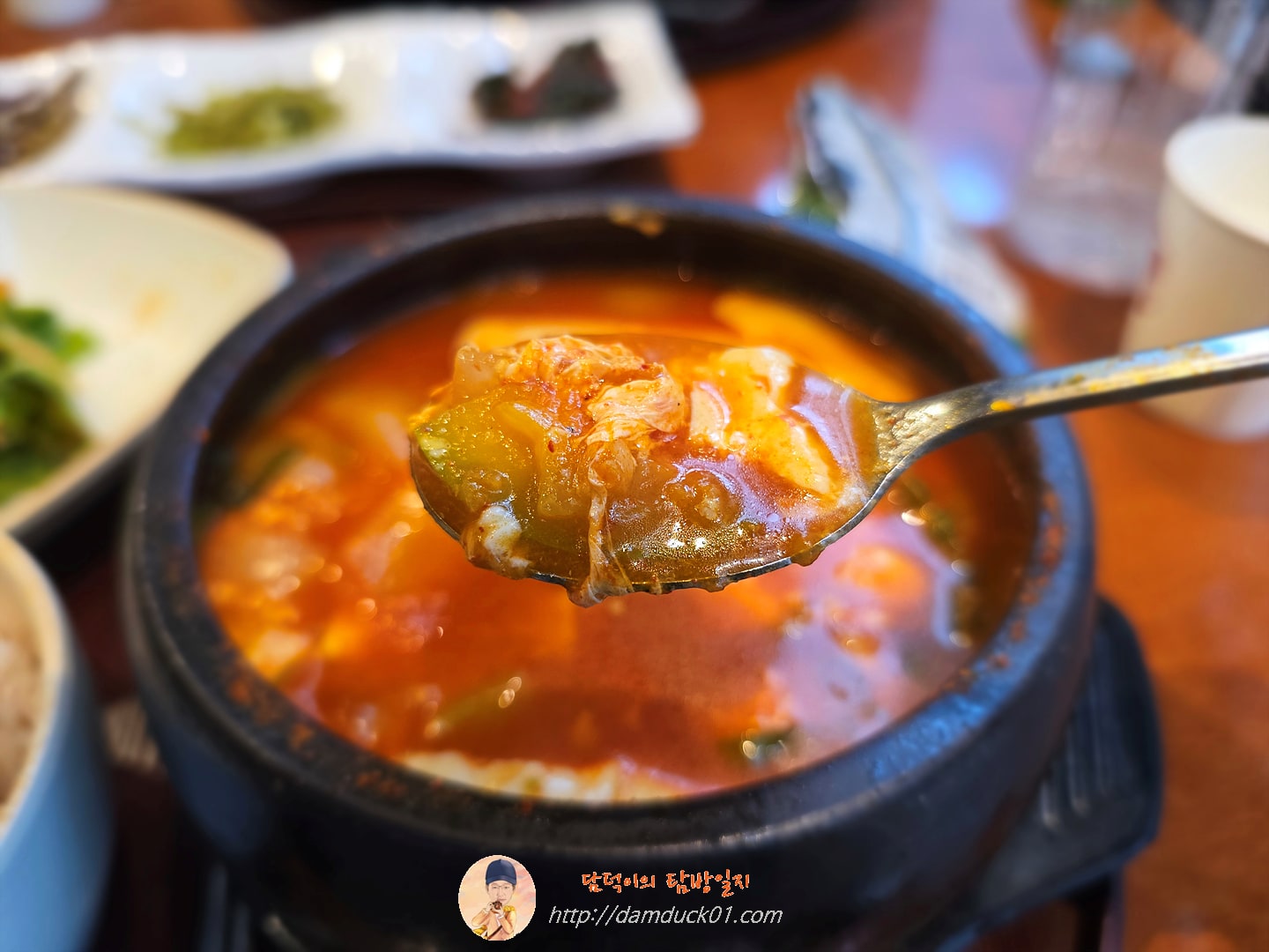 찌개정식(햄치즈순두부찌개)