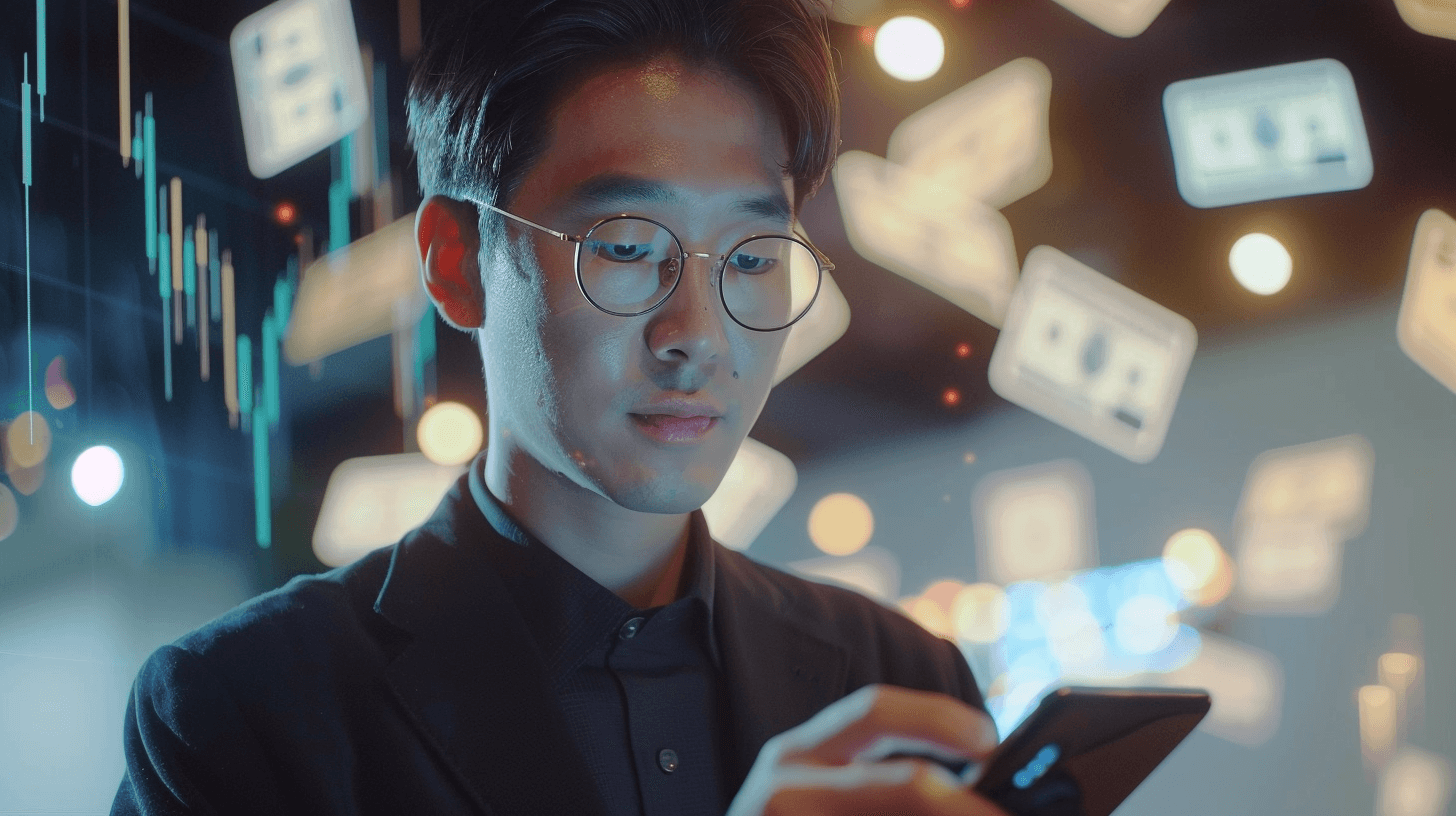 스마트폰을-보고-있는-남자