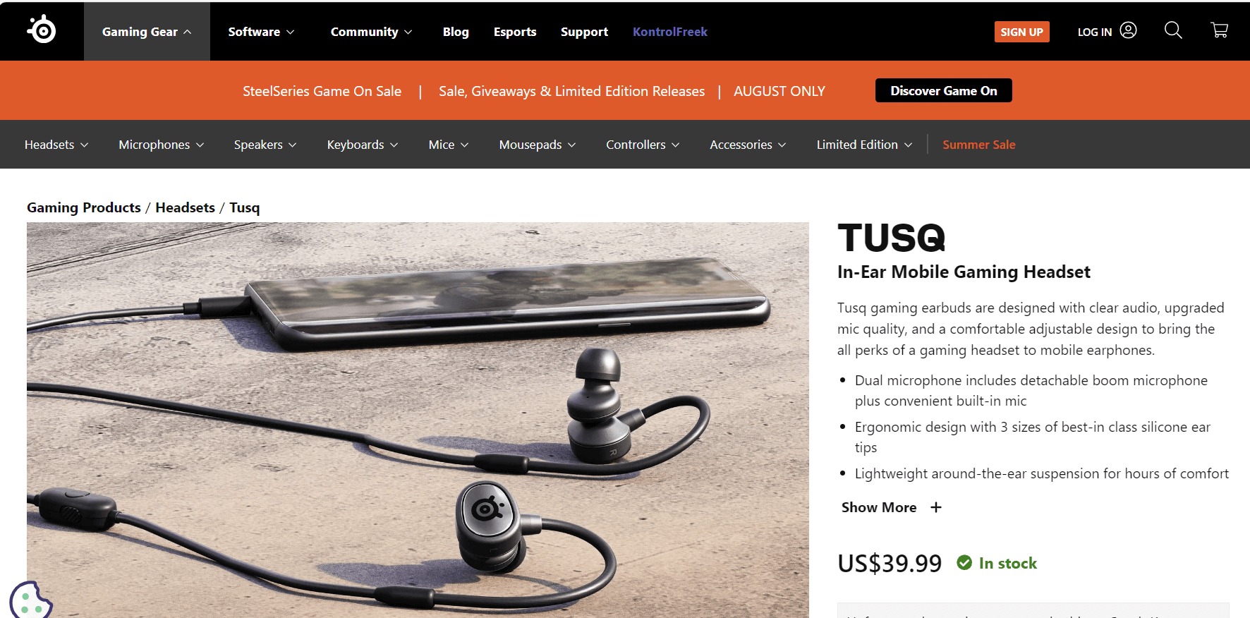 SteelSeries Tusq