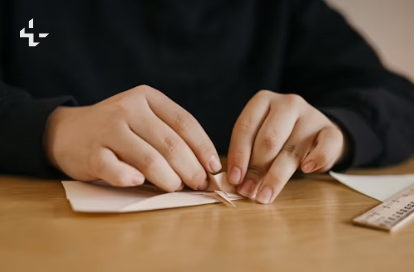 elementary student handmade letter