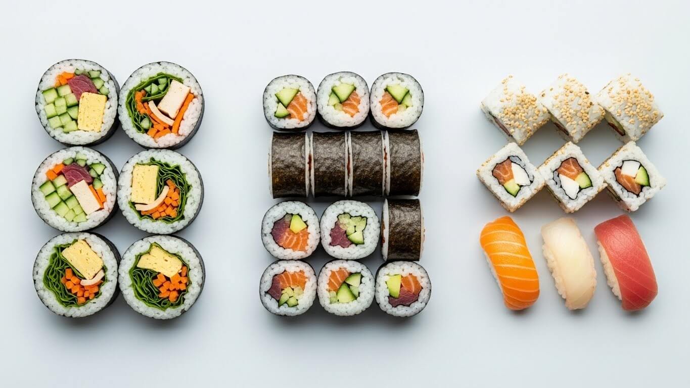 다이어트에 좋은 일본 김밥 (오토마키, 마키즈시, 저칼로리 초밥)