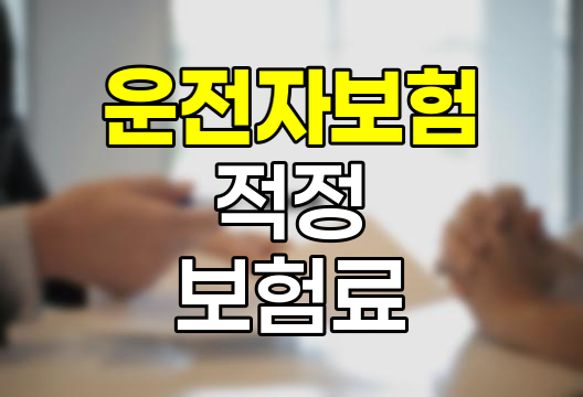 운전자보험의 적정 보험료와 핵심 보장 분석