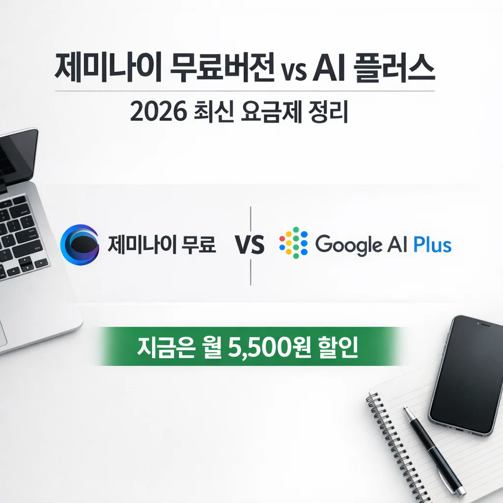 구글 제미나이 AI 요금제 고민 끝, 제미나이 플러스 반값이 답입니다