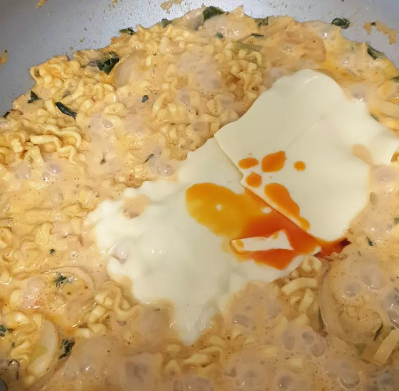 크림짬뽕 만들기