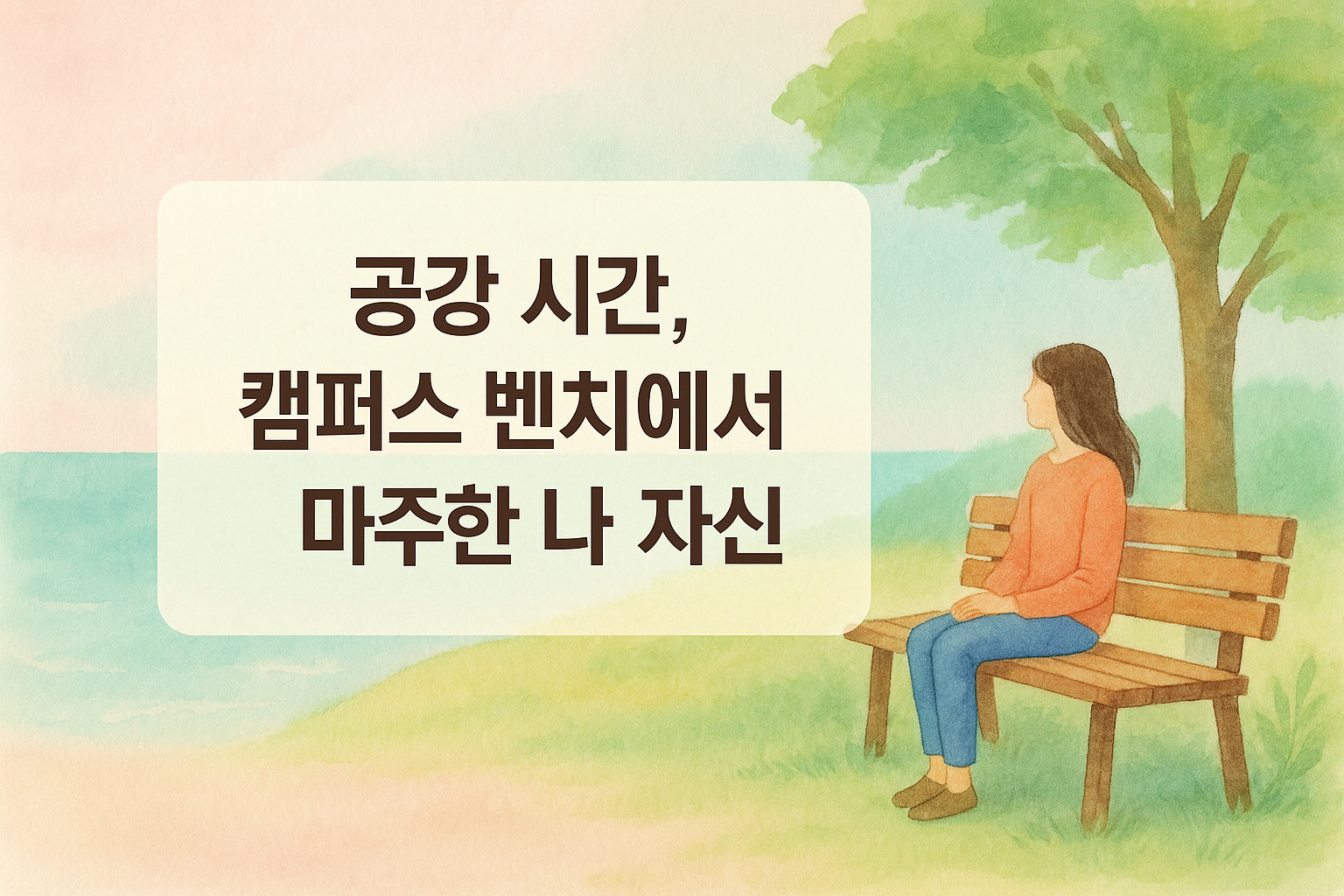 공강 시간, 벤치 위의 나