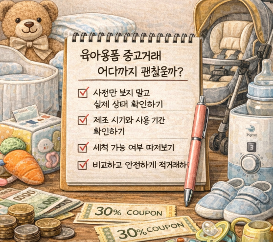 육아용품 중고거래 어디까지 괜찮을까 안전과 절약을 함께 지키는 현실 가이드