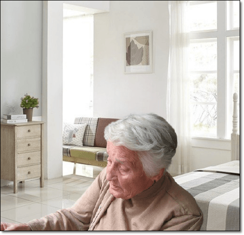 단기 기억 상실증이 있는 노인