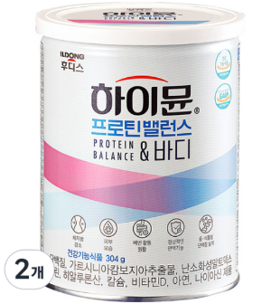 하이뮨 프로틴 밸런스 앤 바디 캔, 304g, 2개
