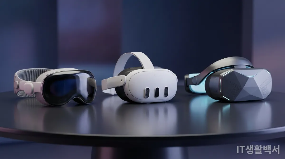 애플 비전 프로, 메타 퀘스트 3, 삼성 갤럭시 XR 등 주요 MR 기기 비교