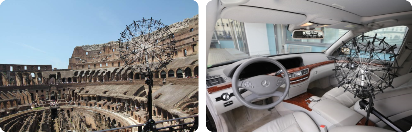 음향 카메라(Acoustic Camera) 사용 예제 - 공연장, 자동차 실내 소음, 팜테크(FAMTECH)