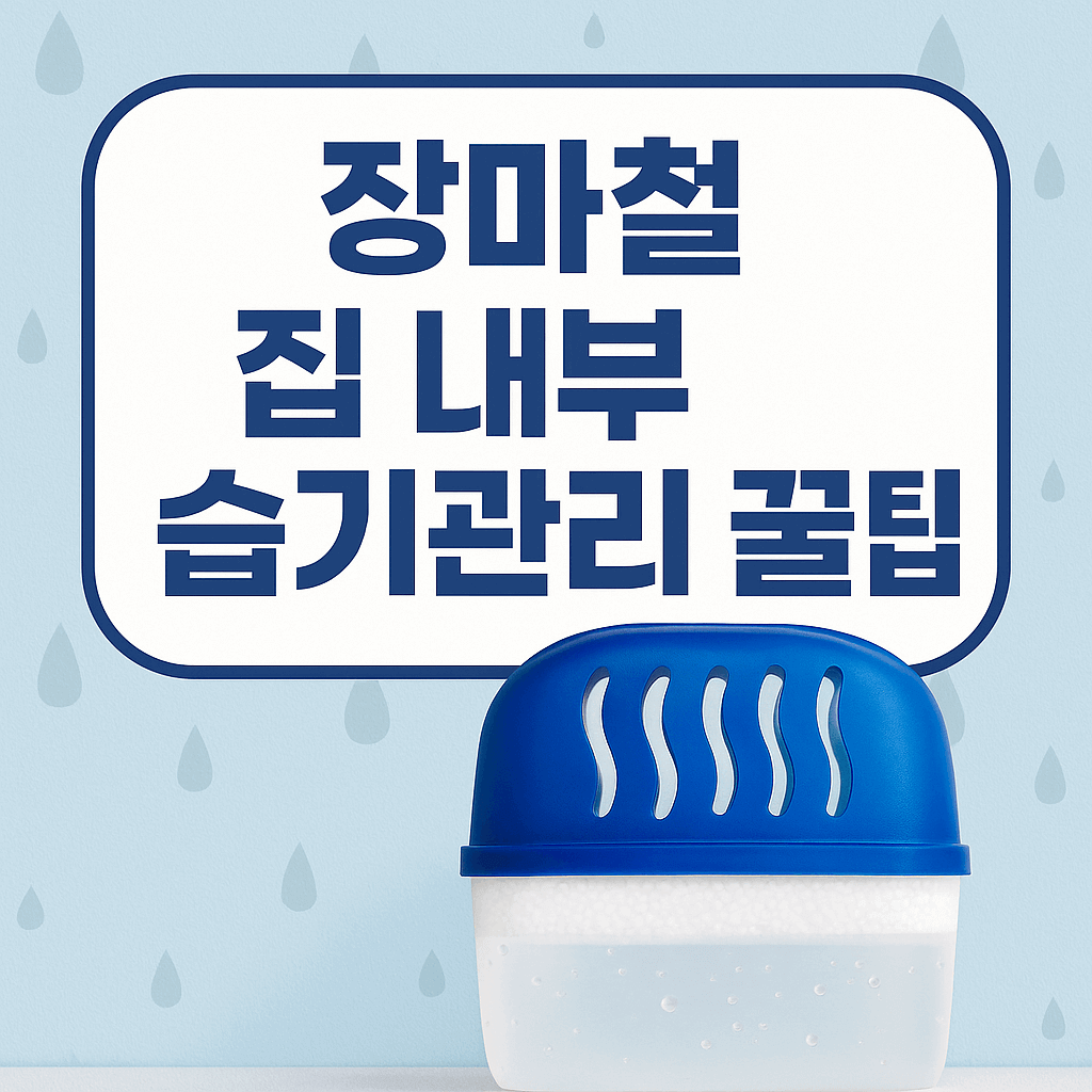 장마철 집 내부 습기관리 꿀팁