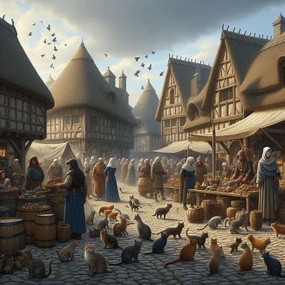 중세 유럽과 고양이