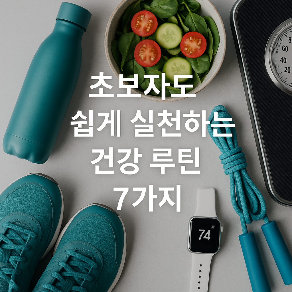 초보자도 쉽게 실천하는 건강 루틴 7가지