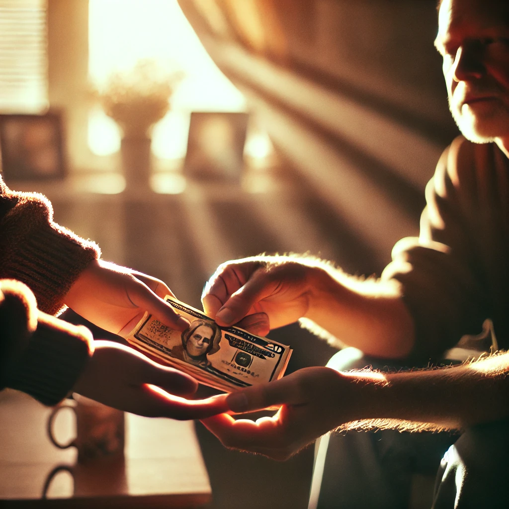 가족에게 돈을 받는 꿈 해몽