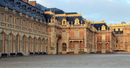 호화스러운 베르사유 궁전 사진