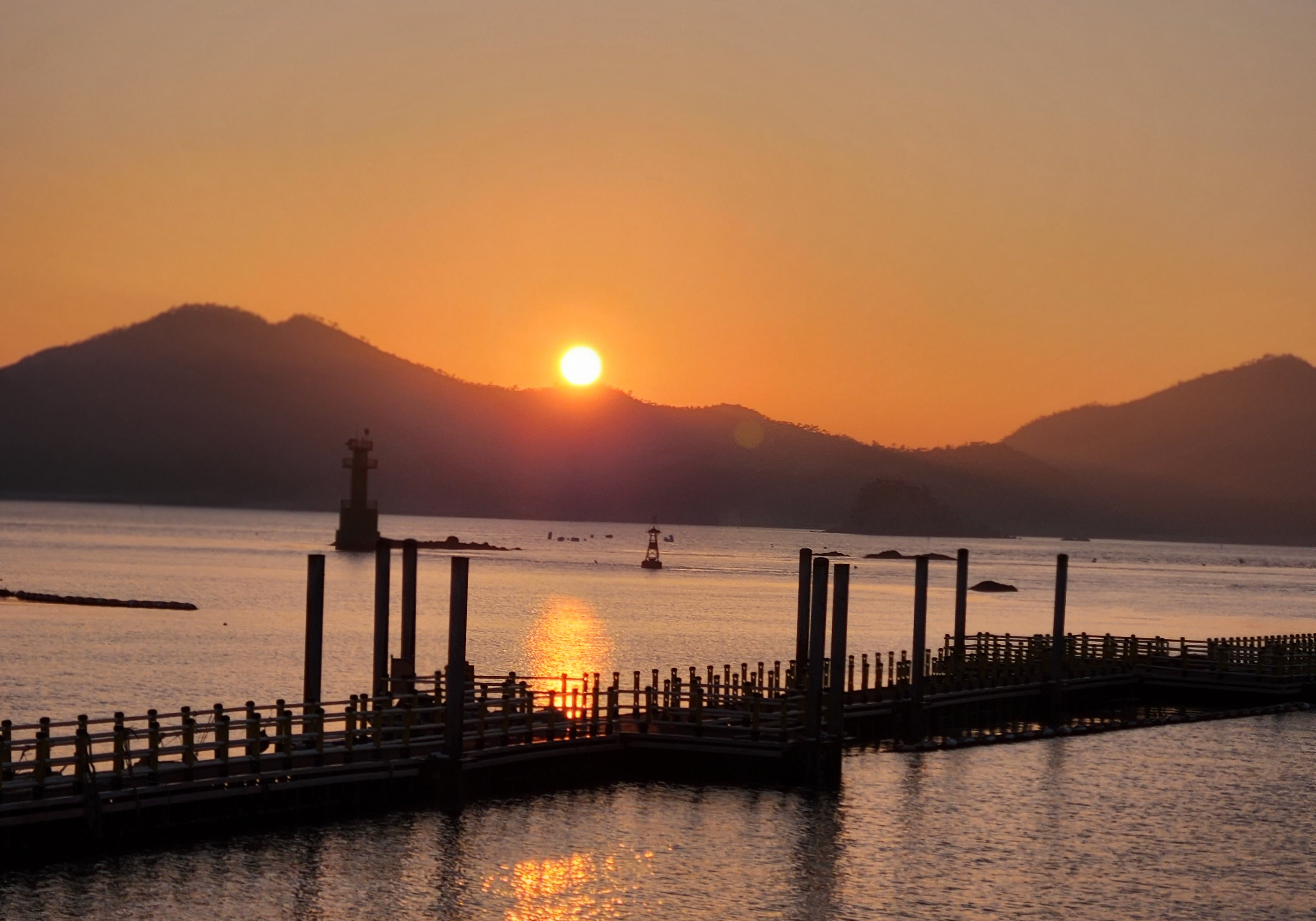 군산 선유도 일몰