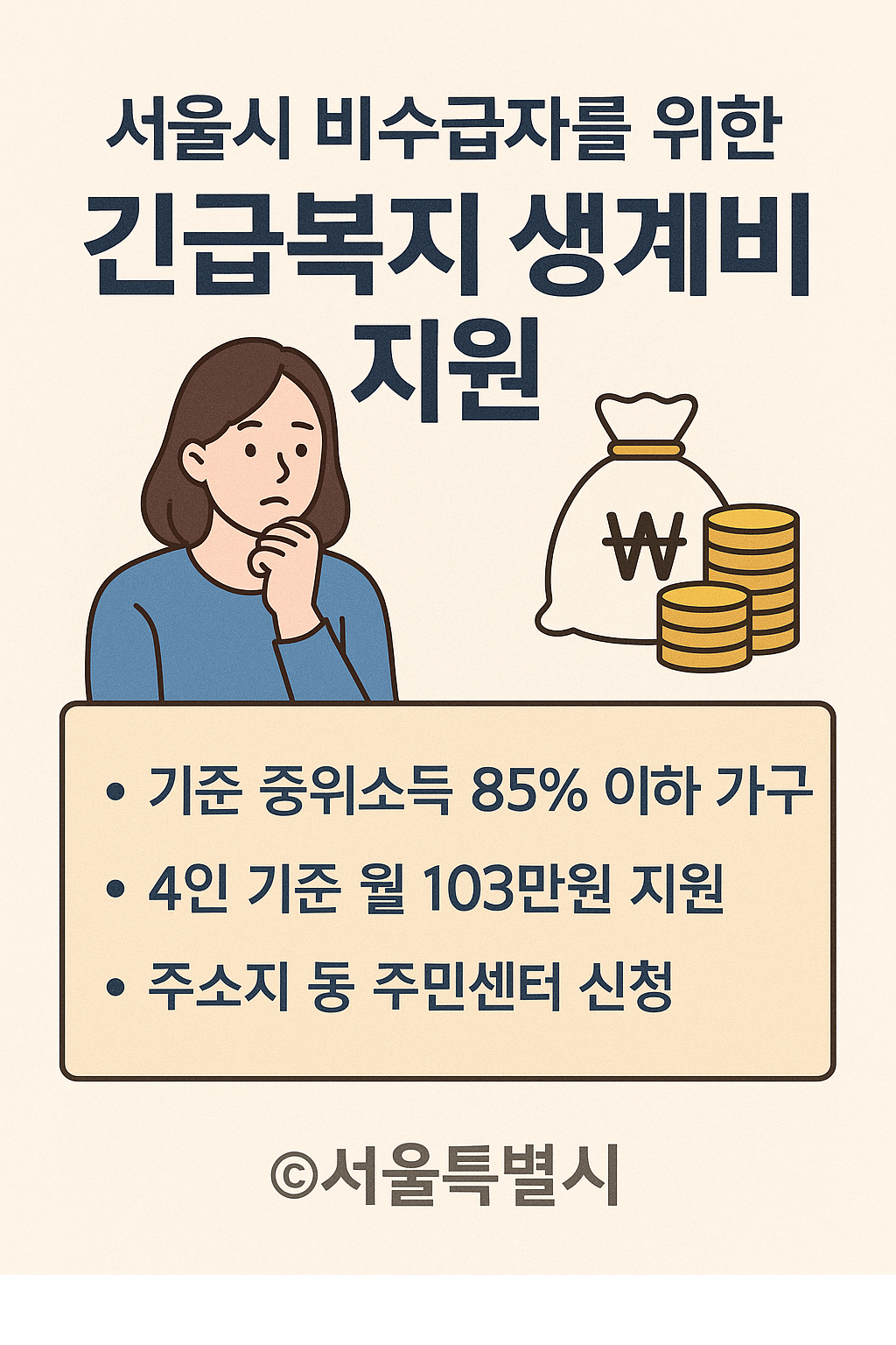 서울형 긴급복지 지원금