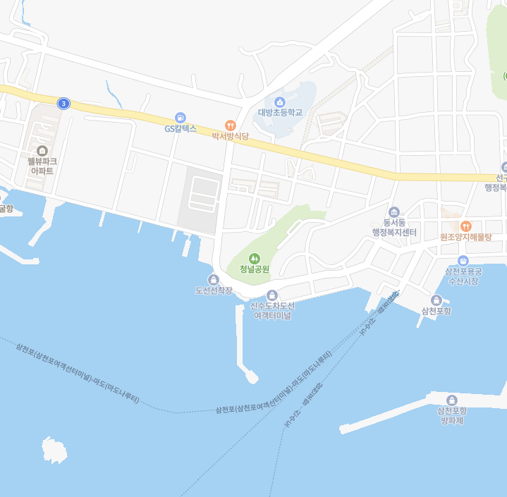 신수도 차도선 여객터미널