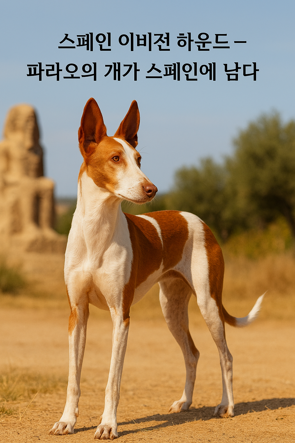 스페인 이비전 하운드 이미지 – 파라오의 개가 스페인 이비사 섬에 남다