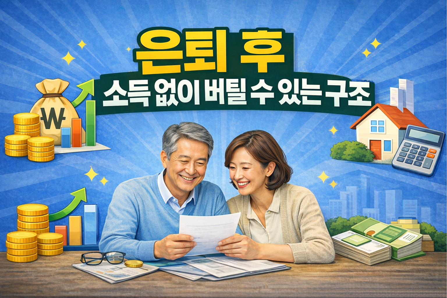 은퇴 후 소득 없이 버틸 수 있는 생활 구조 만들기