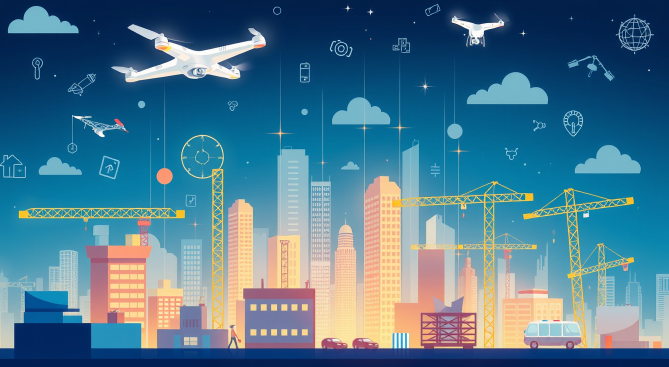 건설 산업의 디지털에 대한 이미지입니다.