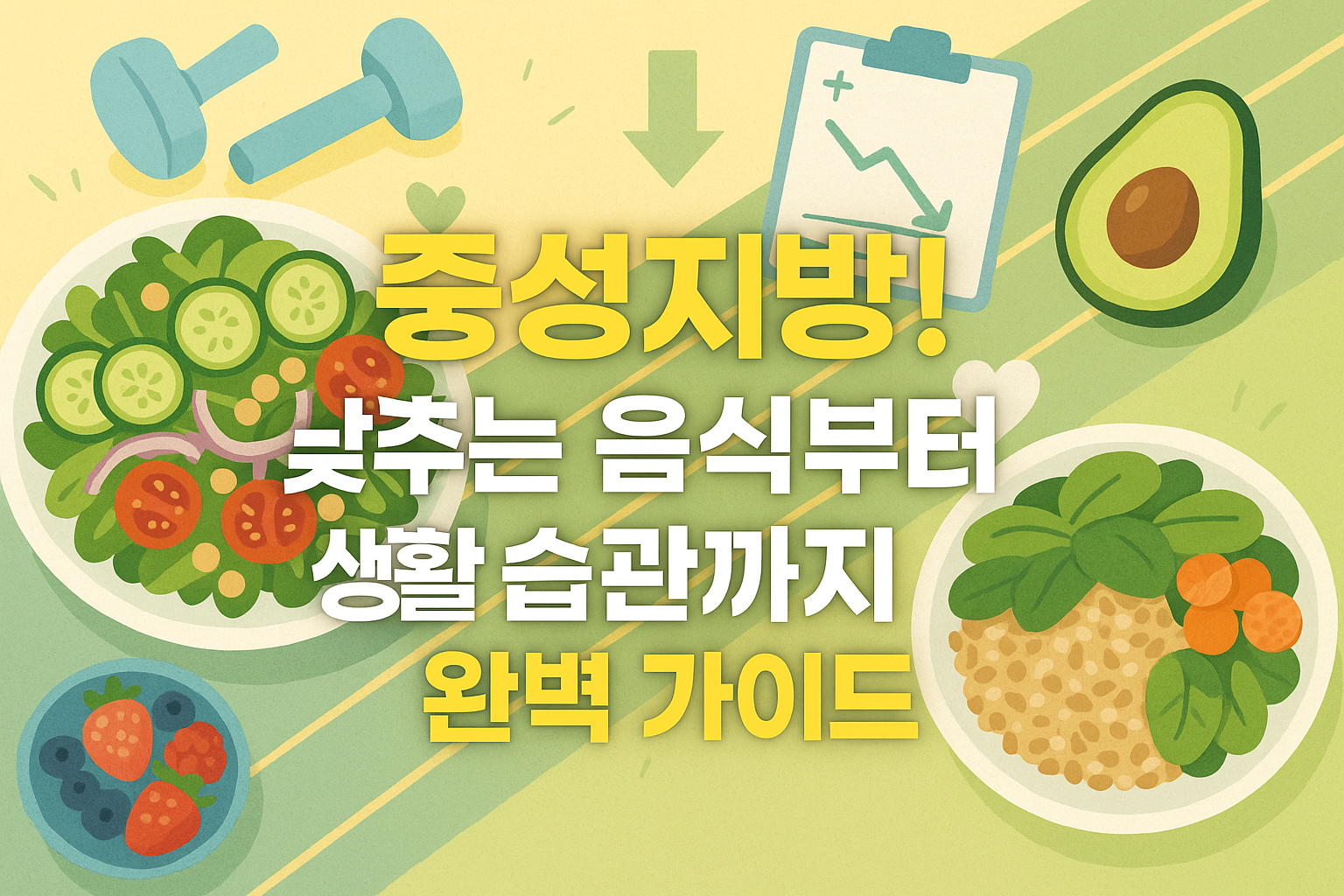 중성지방! 낮추는 음식부터 생활 습관까지 완벽 가이드