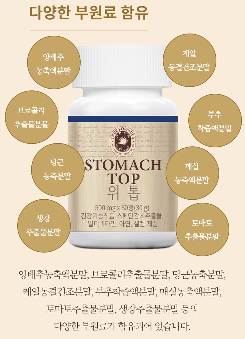 위톱효능 트루포뮬러위톱 위영양제 부작용 알아보기