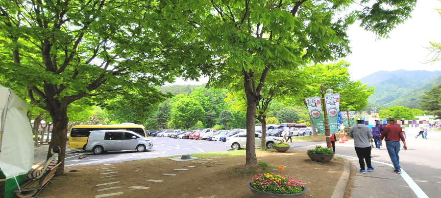 용문산 주차장