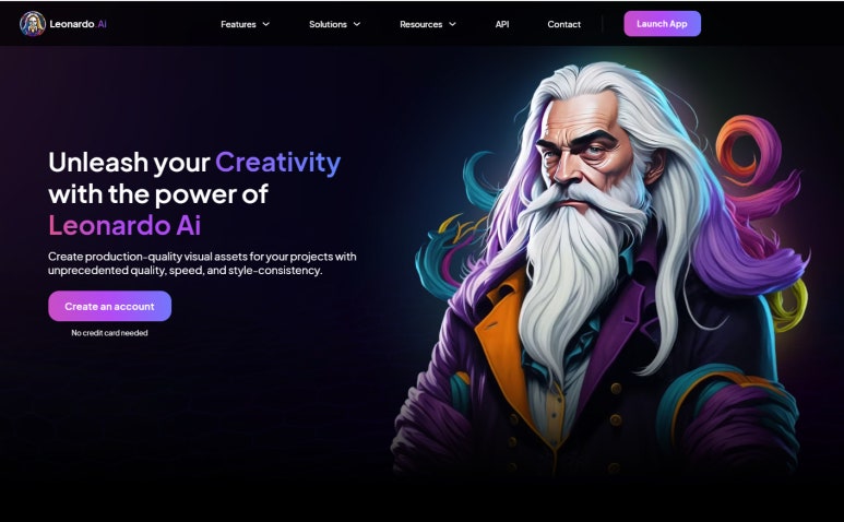 레오나르도 초기 화면