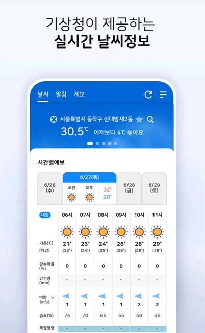 방법 1: 기상청 날씨알리미 앱 - 가장 믿을 만한 공식 정보