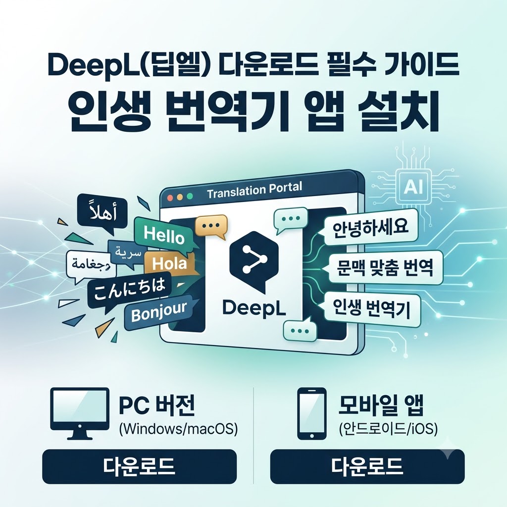 DeepL(딥엘) 다운로드