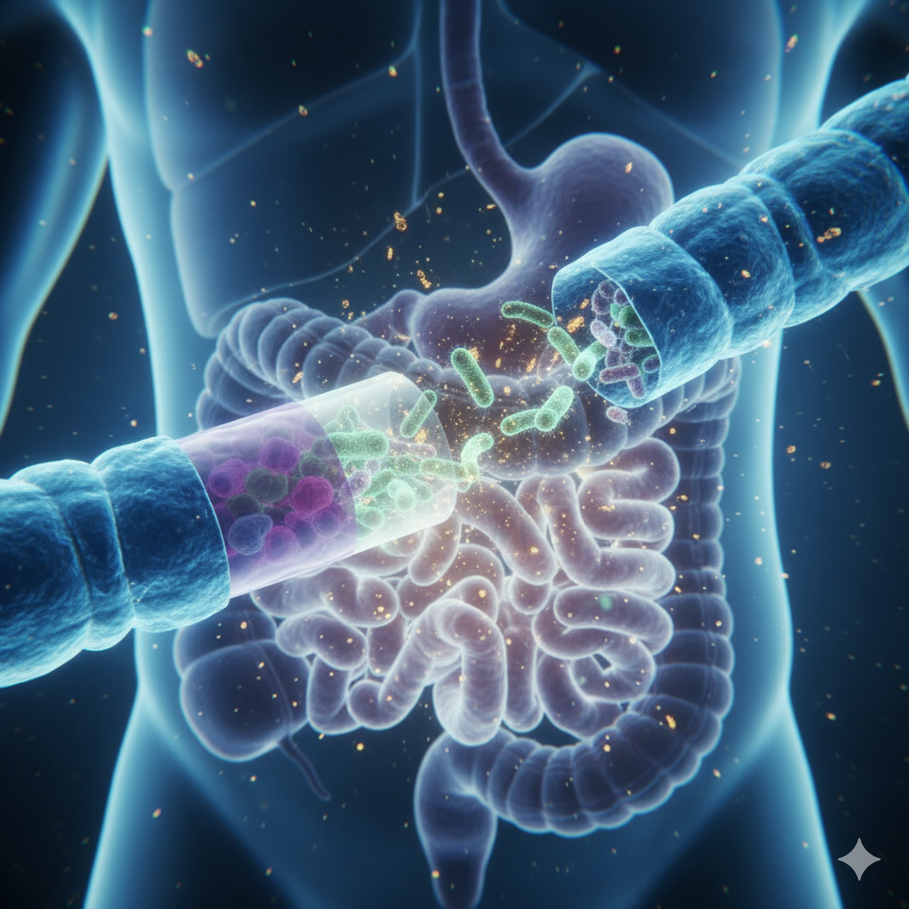 장 속에서 활발히 움직이는 유산균