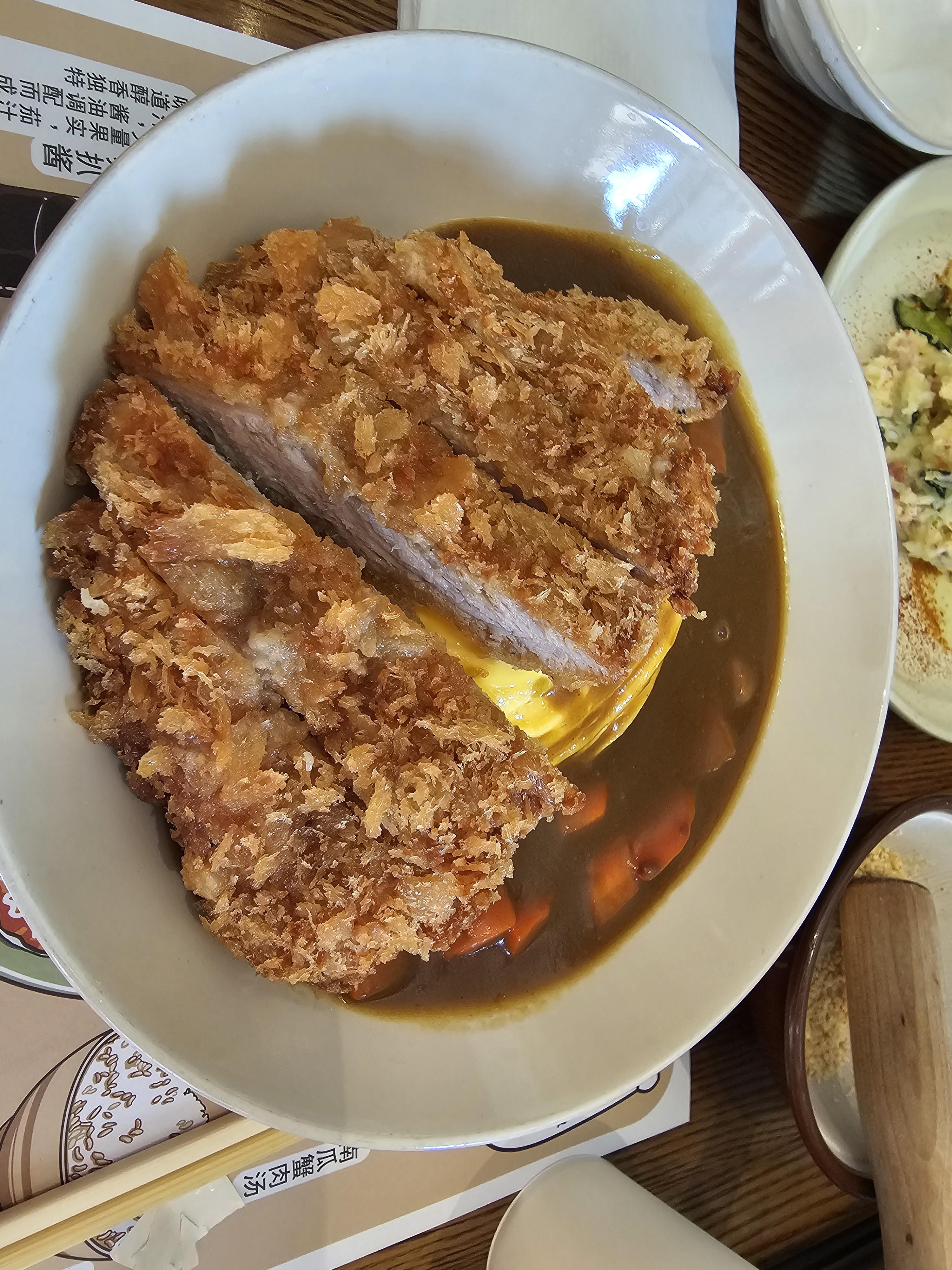 중국주하이 베이산 일본식 돈카츠맛집