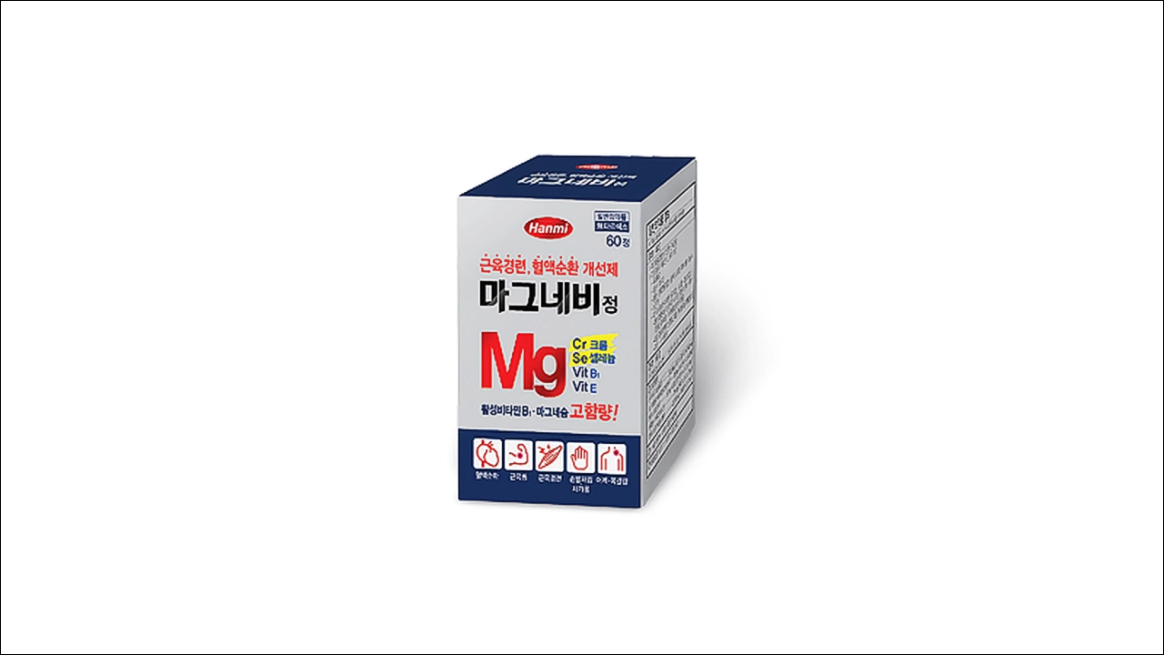 마그네비정 가격 효능 효과 부작용 비타민제 마그네슘 영양제 근육경련 혈액순환 개선제