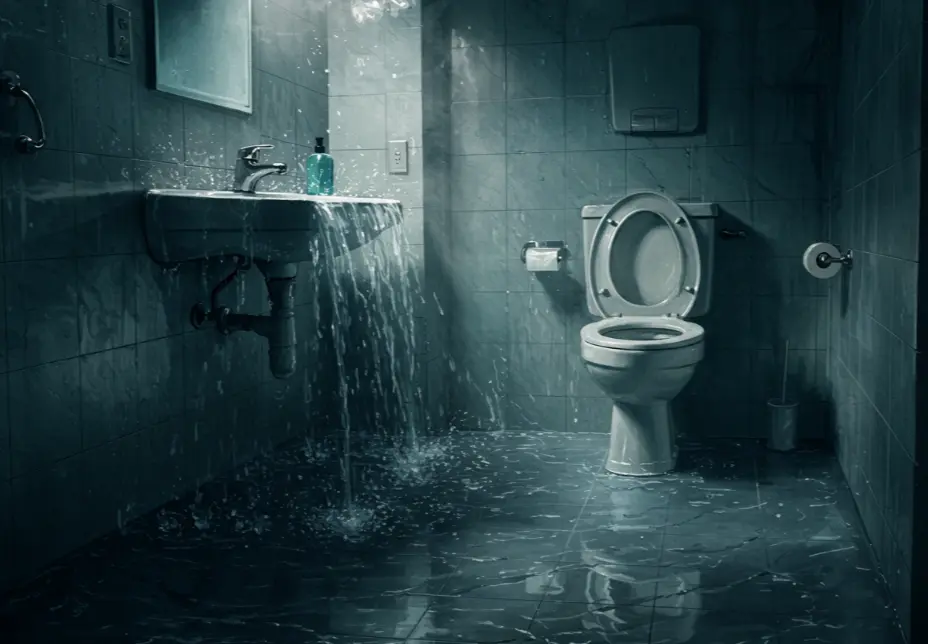 화장실 물 고이는 꿈 해몽