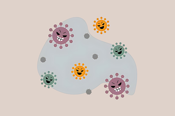 마이크로플라즈마-폐렴균의-모습