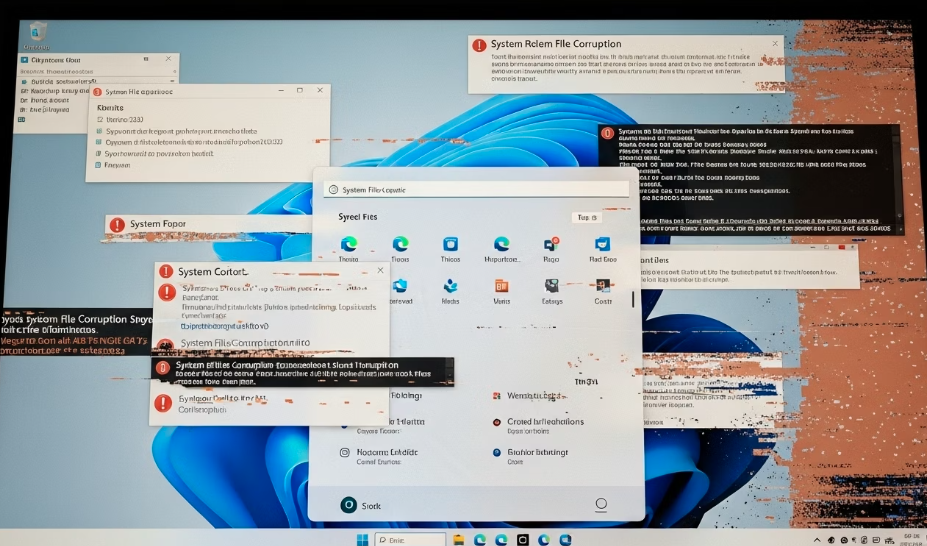 Windows 11 시작 메뉴 오류의 주요 원인 이미지