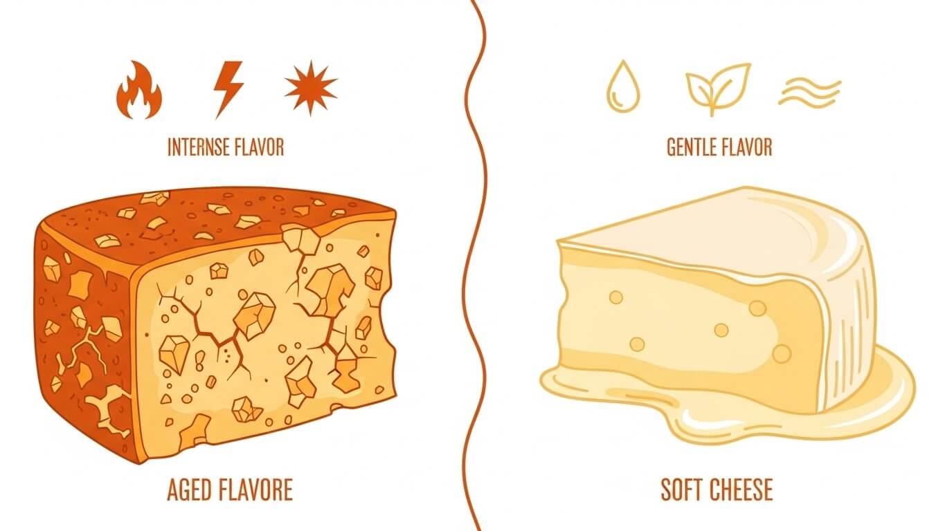 맛과 풍미의 차이: 강한 개성 vs 순한 대중성