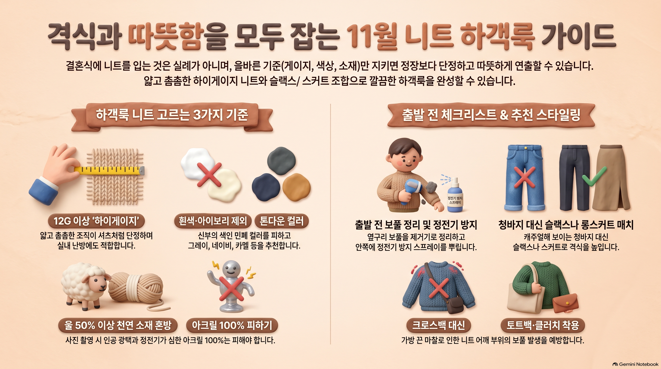 니트하객룩 가이드