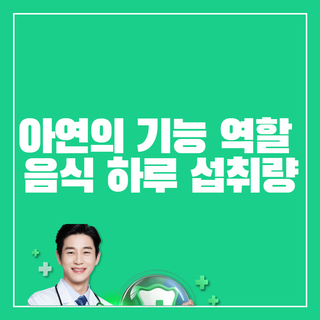 아연의 기능