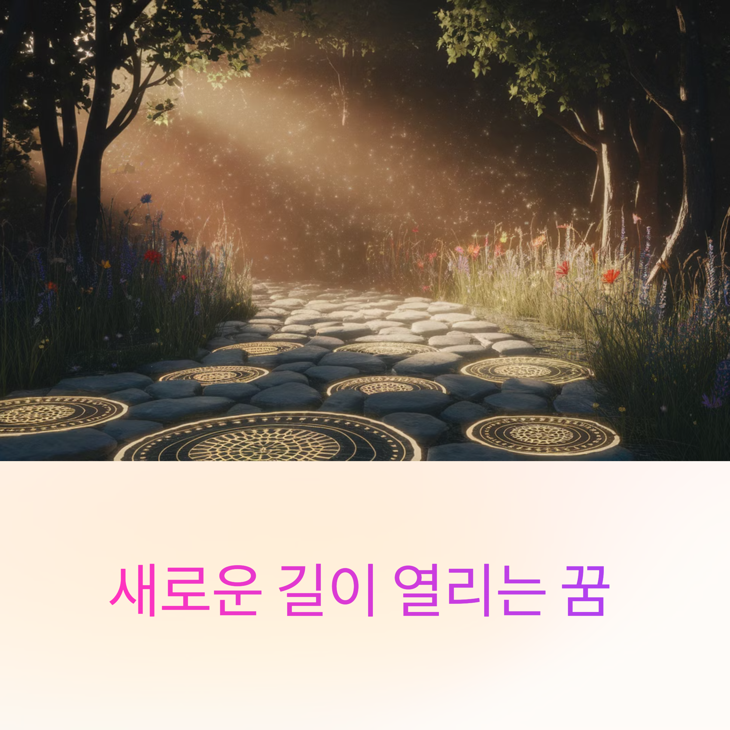 새로운 길이 열리는 꿈