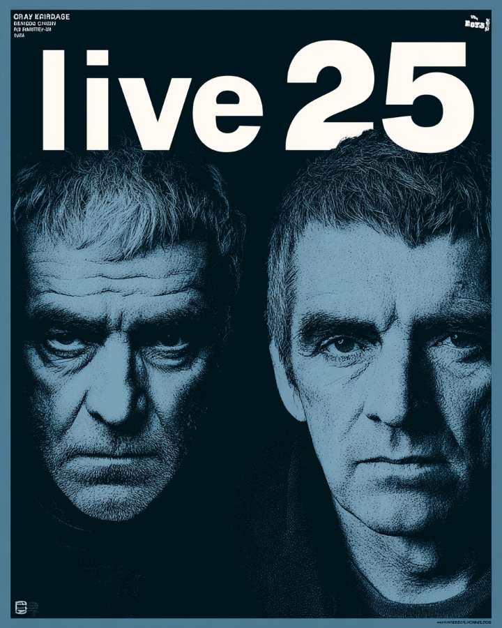 2025년 오아시스 고양 공연 발표 포스터