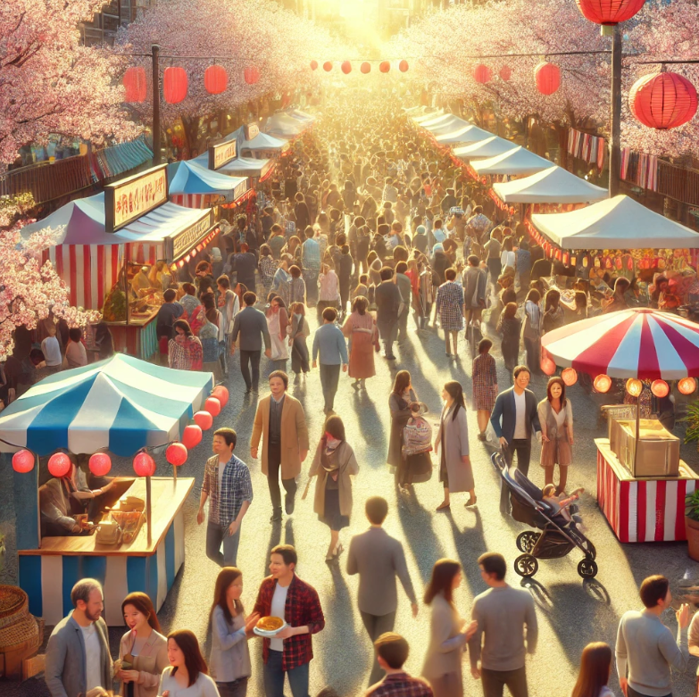 봄시즌 축제 관련 사진